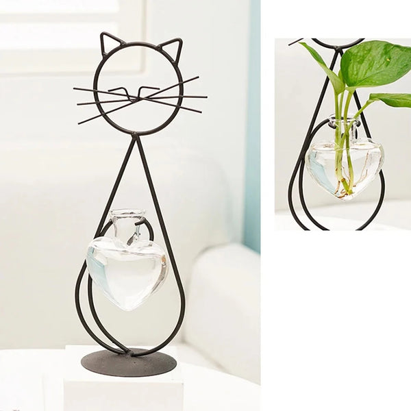 Cat Vase Holder