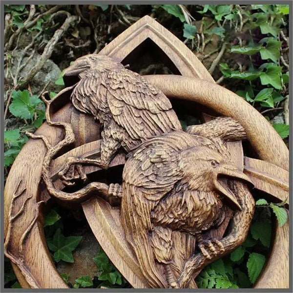 Norse Pagan Gods Carving