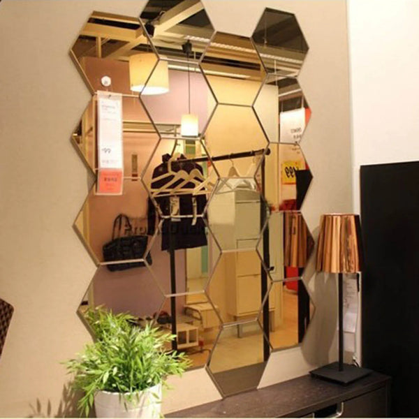 Hexagon Wall Mirror