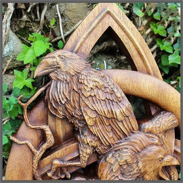 Norse Pagan Gods Carving