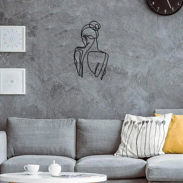 Metal Line Art Decor