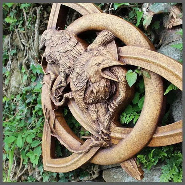 Norse Pagan Gods Carving